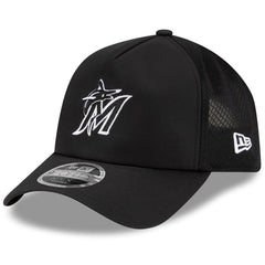 Miami Marlins New Era 2026 Batting Practice Apex 9FORTY Adjustable Trucker Hat Sale