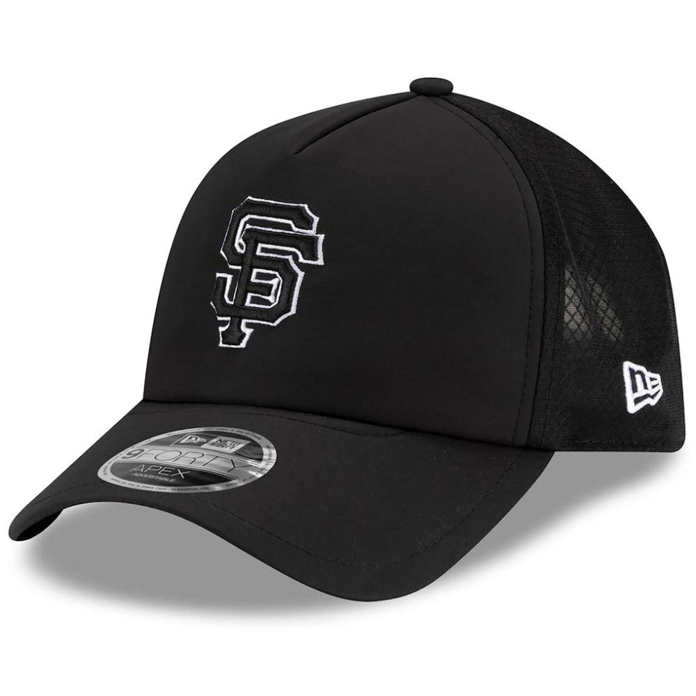 San Francisco Giants New Era 2026 Batting Practice Apex 9FORTY Adjustable Trucker Hat Near Me
