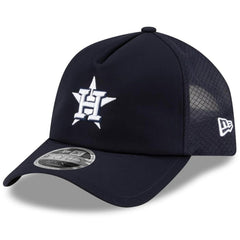 Houston Astros New Era 2026 Batting Practice Apex 9FORTY Adjustable Trucker Hat Online