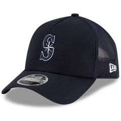 Seattle Mariners New Era 2026 Batting Practice Apex 9FORTY Adjustable Trucker Hat Clearance