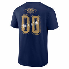 NBA - New Orleans Pelicans Hustle Custom T-Shirt - Navy