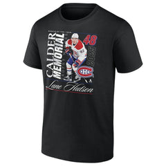 Lane Hutson Montreal Canadiens - 2025 Calder Memorial Trophy Winner T-Shirt Black