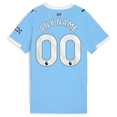 Puma Manchester City Women's 2025/26 Home Replica Custom Jerseys - Sky Blue