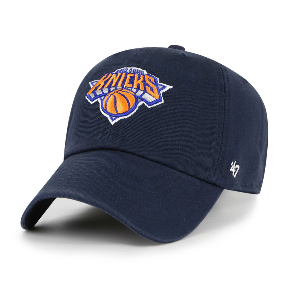 47 brand - New York Knicks '47 Core Logo Clean Up Adjustable Hat - Navy