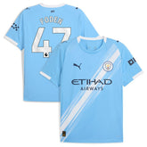 Puma Phil Foden Manchester City 2025/26 Home Replica Player Jerseys - Sky Blue