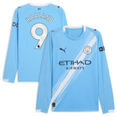Puma Erling Haaland Manchester City 2025/26 Home Replica Long Sleeve Player Jerseys - Sky Blue