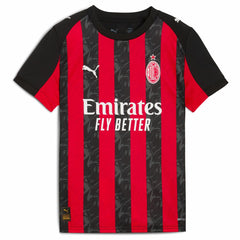 Puma Christian Pulisic AC Milan Youth 2025/26 Home Replica Player Jerseys - Red