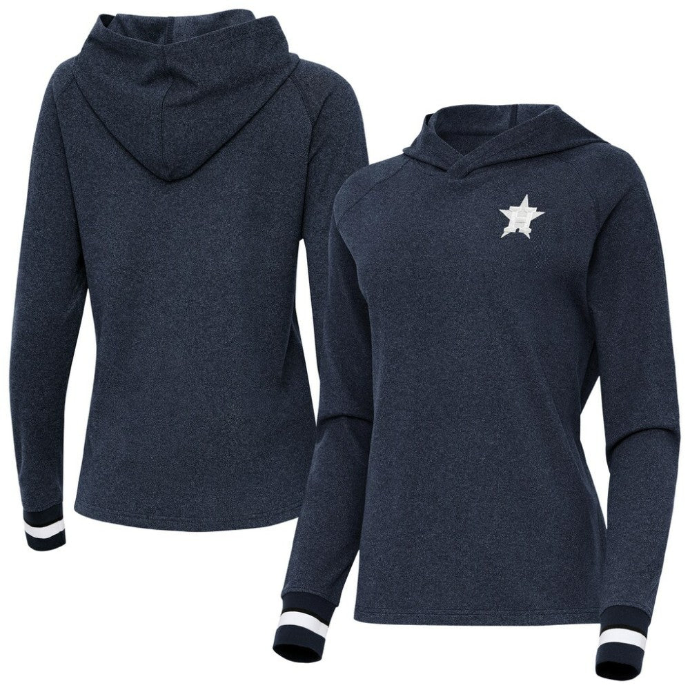 Houston Astros Antigua Women's Trek Pullover Hoodie Lifestyle