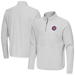Chicago Cubs Antigua Step Up Quarter-Zip Pullover On Sale