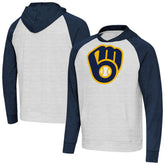 Milwaukee Brewers Antigua Urgent Pullover Hoodie Sale