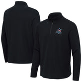 Miami Marlins Antigua Sync Tri-Blend Quarter-Zip Pullover discount