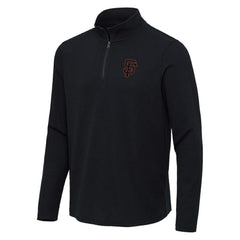 San Francisco Giants Antigua Sync Tri-Blend Quarter-Zip Pullover discount