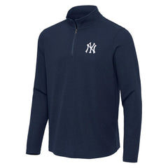 New York Yankees Antigua Sync Tri-Blend Quarter-Zip Pullover Online