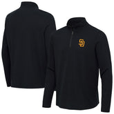 San Diego Padres Antigua Sync Tri-Blend Quarter-Zip Pullover On Sale