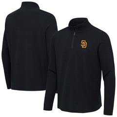 San Diego Padres Antigua Sync Tri-Blend Quarter-Zip Pullover On Sale