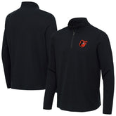 Baltimore Orioles Antigua Sync Tri-Blend Quarter-Zip Pullover discount