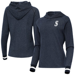 Seattle Mariners Antigua Women's Trek Pullover Hoodie On Sale