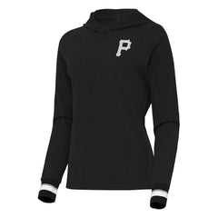 Pittsburgh Pirates Antigua Women's Trek Pullover Hoodie Lifestyle