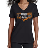 Baltimore Orioles Starter Women's Team Color Shading V-Neck T-Shirt Lifestyle