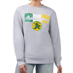 Athletics Starter Women's Team Color Shading Fleece Pullover Sweatshirt Lifestyle