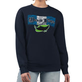 Tampa Bay Rays Starter Women's Team Color Shading Fleece Pullover Sweatshirt Sale