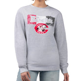Cincinnati Reds Starter Women's Team Color Shading Fleece Pullover Sweatshirt On Sale