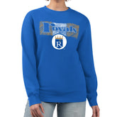 Kansas City Royals Starter Women's Team Color Shading Fleece Pullover Sweatshirt On Sale