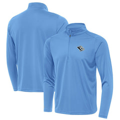 Utah Mammoth - Antigua Tribute Quarter-Zip Pullover Powder Blue