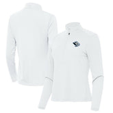 Utah Mammoth - Antigua Women's Tribute Half-Zip Pullover White