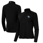 Utah Mammoth - Antigua Women's Tribute Half-Zip Pullover Black