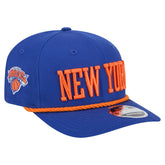 New Era - New York Knicks Wordmark Rope 9SEVENTY Adjustable Hat - Blue