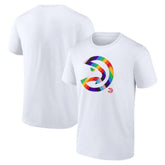 NBA - Atlanta Hawks Team Logo Pride T-Shirt - White