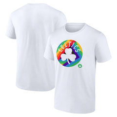 NBA - Boston Celtics Team Logo Pride T-Shirt - White