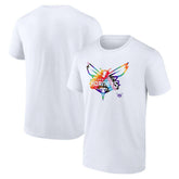 NBA - Charlotte Hornets Team Logo Pride T-Shirt - White