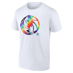 NBA - Dallas Mavericks Team Logo Pride T-Shirt - White