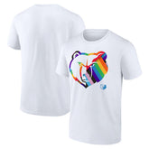 NBA - Memphis Grizzlies Team Logo Pride T-Shirt - White
