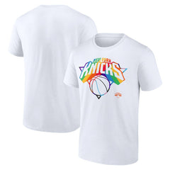 NBA - New York Knicks Team Logo Pride T-Shirt - White