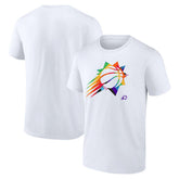NBA - Phoenix Suns Team Logo Pride T-Shirt - White