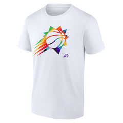 NBA - Phoenix Suns Team Logo Pride T-Shirt - White