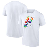 NBA - San Antonio Spurs Team Logo Pride T-Shirt - White