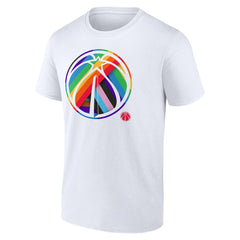 NBA - Washington Wizards Team Logo Pride T-Shirt - White