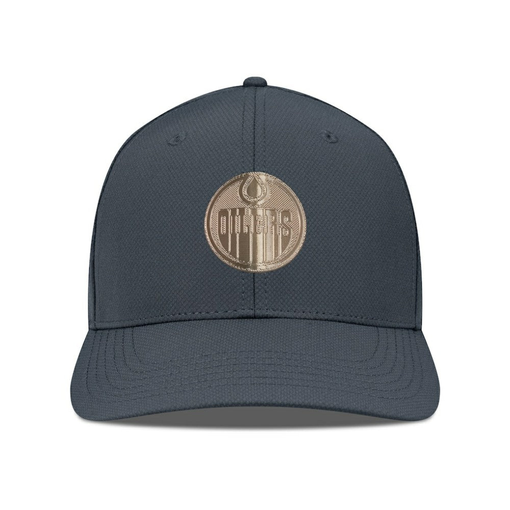 Edmonton Oilers - Levelwear Rise Copper Insignia Flex Hat Charcoal