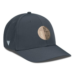 Edmonton Oilers - Levelwear Rise Copper Insignia Flex Hat Charcoal