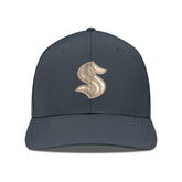 Seattle Kraken Levelwear Rise Copper Insignia Flex Hat Charcoal