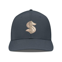 Seattle Kraken Levelwear Rise Copper Insignia Flex Hat Charcoal