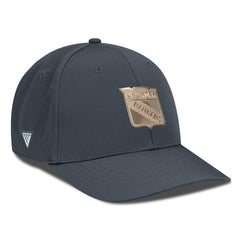 New York Rangers Levelwear Rise Copper Insignia Flex Hat Charcoal