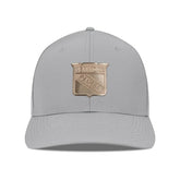 New York Rangers Levelwear Rise Copper Insignia Flex Hat Gray