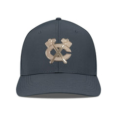 Chicago Blackhawks Levelwear Rise Copper Insignia Flex Hat Charcoal