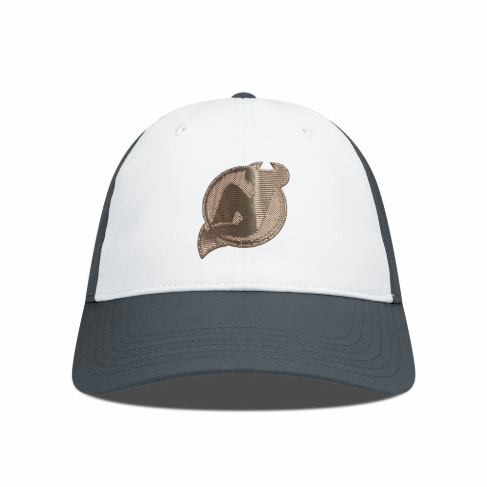New Jersey Devils - Levelwear Endure Copper Insignia Adjustable Hat White/Charcoal