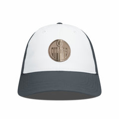 Edmonton Oilers - Levelwear Endure Copper Insignia Adjustable Hat White/Charcoal